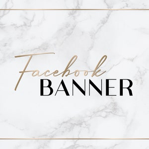 Banner de Facebook a juego, diseño de portada de Facebook - Complemento de marca de logotipo