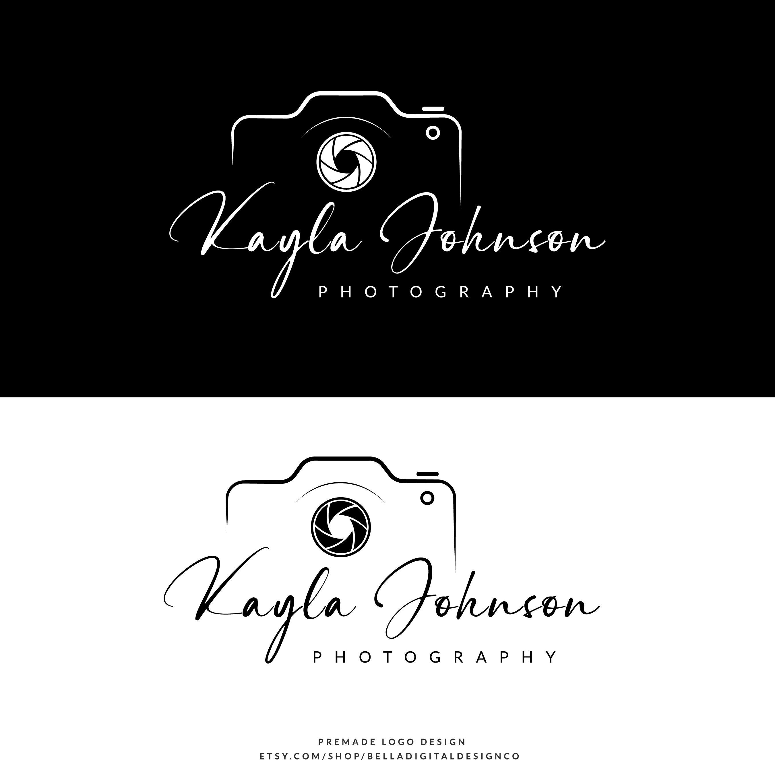 Minimalist Camera Photography Logo, Modern Photography Logo With Camera ...