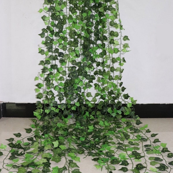 100pcs Artificial Ivy Leaf Garland