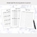 Vertical Weekly Habit Tracker Bundle Habit Tracker Printable Goal ...