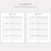 Vertical Weekly Habit Tracker Bundle Habit Tracker Printable Goal ...