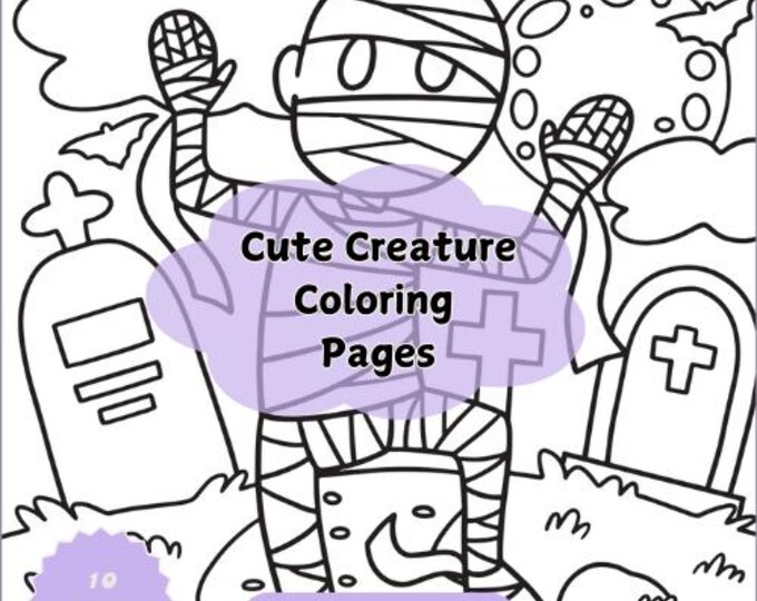 5 Halloween Coloring Pages, Highland Cow Coloring Pages, Cute Coloring ...