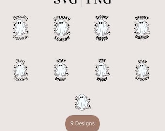Halloween Quote SVG Bundle | Retro Halloween SVG | Spooky Season SVG | Halloween svg Bundle | Fall Shirt svg | Scary Ghost svg | Fall svg