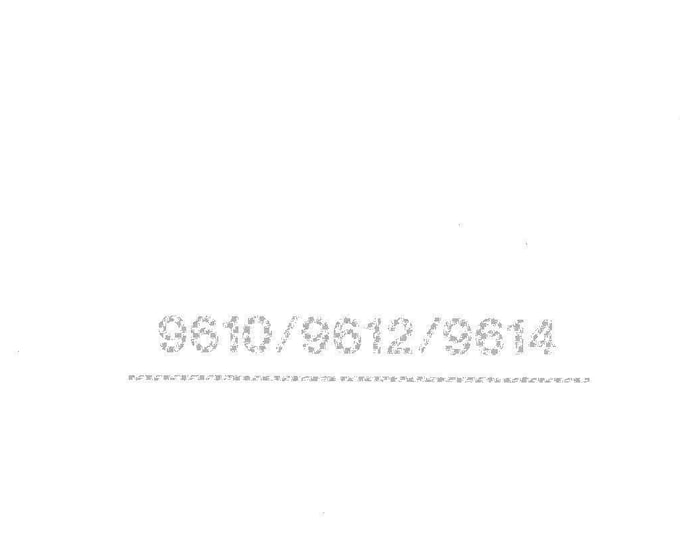 Singer 9610 - 9612 - 9614 Sewing Machine Instruction Manual - User Manual - Complete User Guide - English - French - Spanish