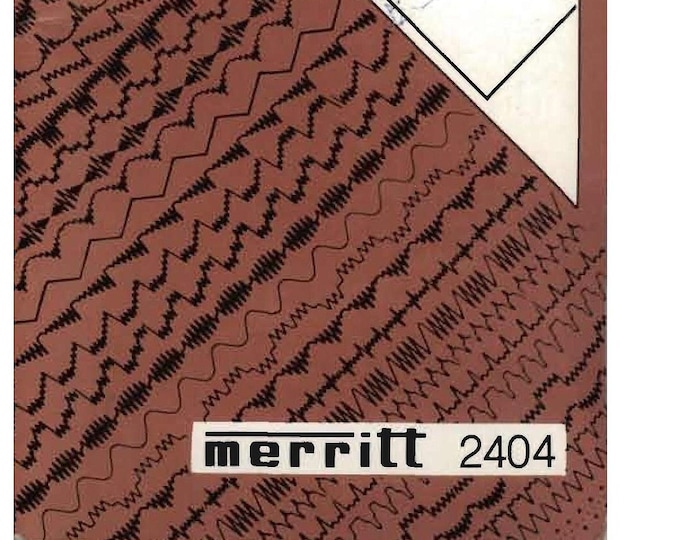 Singer 2404 Merritt Sewing Machine Instruction Manual - User Manual - Complete User Guide - English