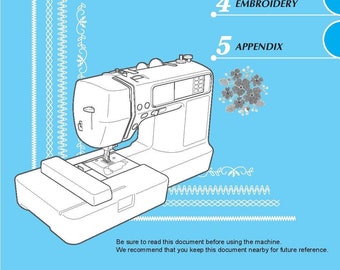 Brother Innov-is NV990D Sewing Machine Instruction Manual - User Manual - Complete User Guide