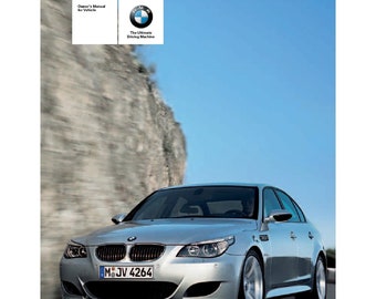BMW M5 E60 2004-2010 Owners Manual - English