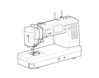 Elna EF72 Elnita Sewing Machine Instruction Manual - User Manual - Complete User Guide