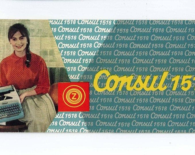 Consul 1518 Typewriter Instruction Manual - User Manual - Complete User Guide