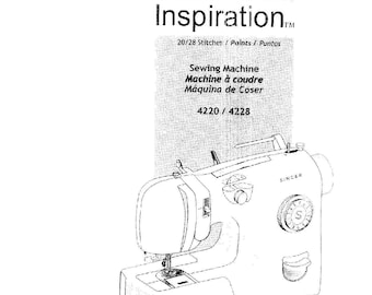 Singer 4220 4228 Inspiration Sewing Machine User Manual (PDF)