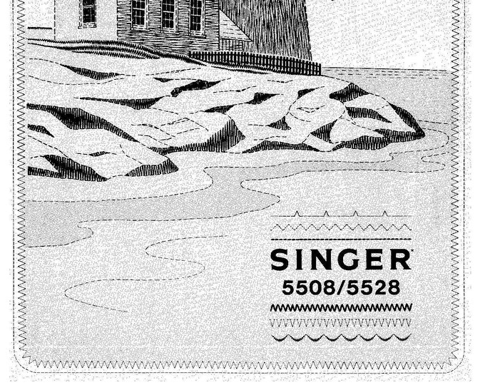 Singer 5528-5508 Sewing Machine Instruction Manual - User Manual - Complete User Guide - English - French - Spanish