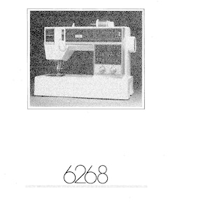 Singer 6268 Nähmaschine Bedienungsanleitung - Handbuch - Vollständige Bedienungsanleitung - Englisch