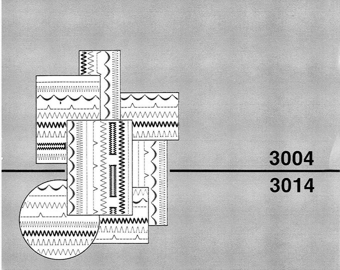 Singer 3004 - 3014 Sewing Machine Instruction Manual - User Manual - Complete User Guide - English