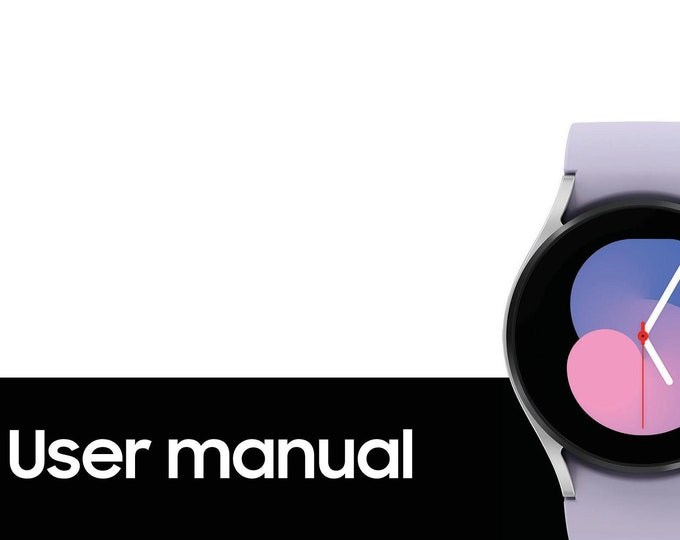 Samsung Galaxy Watch5 - Watch5 Pro Owners Manual - User Manual - Instruction Manual - English