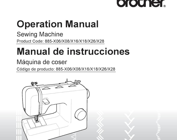Brother BM3850 Sewing Machine Instruction Manual - User Manual - Complete User Guide