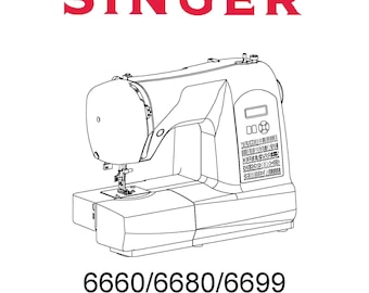 Singer 6660 6680 6699 Sewing Machine Instruction Manual (PDF)