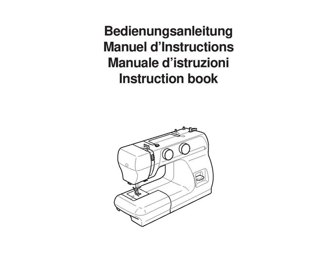 Elna Elina 21 Sewing Machine Instruction Manual - User Manual - Complete User Guide