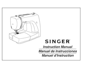 Singer 50T8 E99670 Sewing Machine Instruction Manual - User Manual - Complete User Guide - English - French - Spanish
