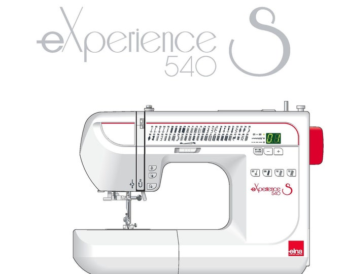 Elna eXperience 540 S Sewing Machine Instruction Manual - User Manual - Complete User Guide