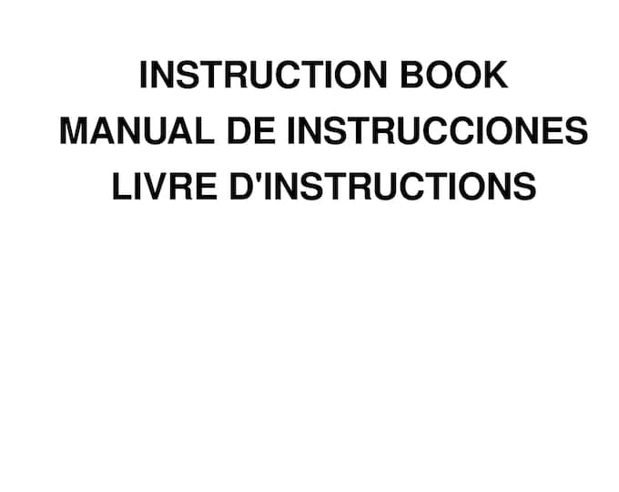 Janome HD1000 Sewing Machine Instruction Manual - User Manual - Complete User Guide - English