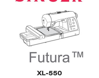 Singer XL-550 Futura Sewing Machine Instruction Manual (PDF)