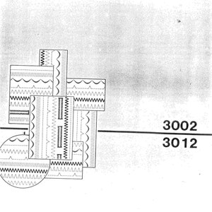 Manual de instrucciones de la máquina de coser Singer 3002 - 3012 - Manual del usuario - Guía completa del usuario - Inglés - Francés - Español