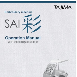 Juki Tajima-Sai Sewing Machine Instruction Manual - English User Guide