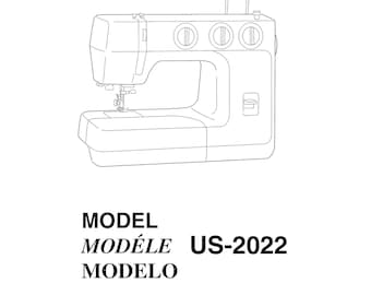 Janome US-2022 Sewing Machine Instruction Manual (PDF Guide)