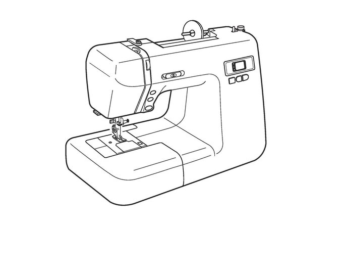 Janome DC2014 Sewing Machine Instruction Manual - User Manual - Complete User Guide