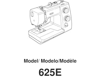 Janome 625E Sewing Machine Instruction Manual (PDF)