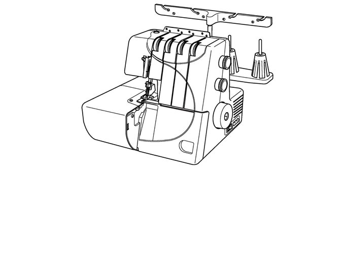 Janome FOUR-DLB Sewing Machine Instruction Manual - User Manual - Complete User Guide