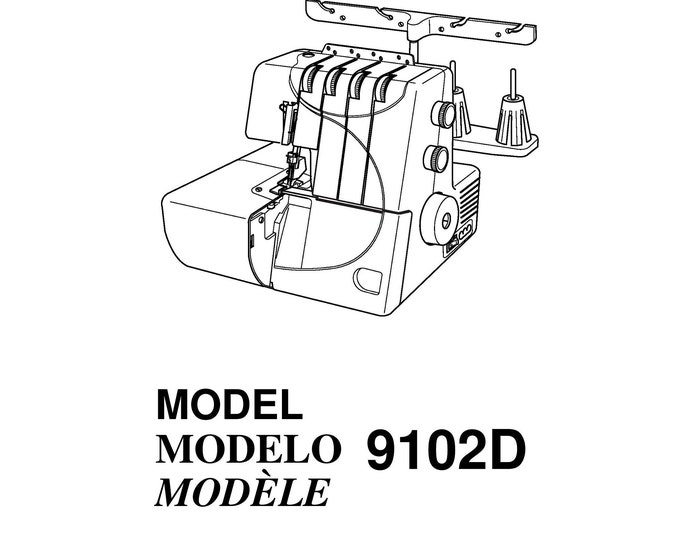 Janome 9102D Sewing Machine Instruction Manual - User Manual - Complete User Guide