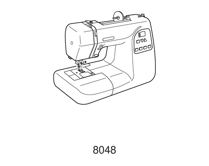 Janome 8048 Sewing Machine Instruction Manual - User Manual - Complete User Guide