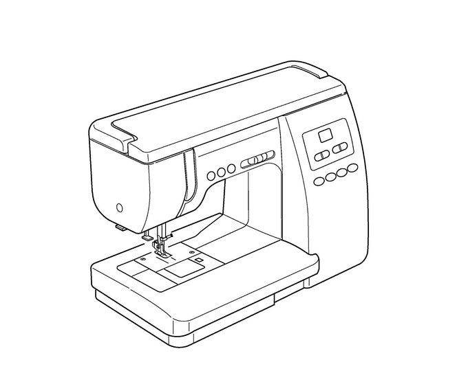 Janome QC6260 - 6260 Sewing Machine Instruction Manual - User Manual - Complete User Guide