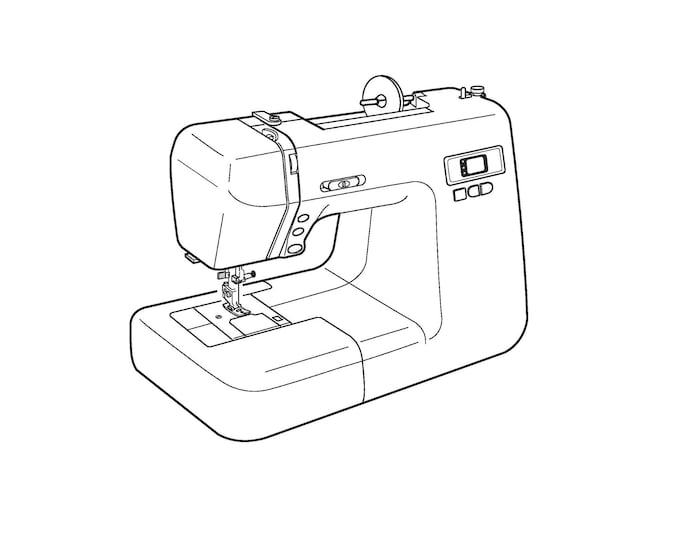 Janome DC2011 - DC2012 Sewing Machine Instruction Manual - User Manual - Complete User Guide