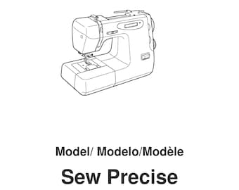 Janome Sew Precise Sewing Machine Instruction Manual (PDF)