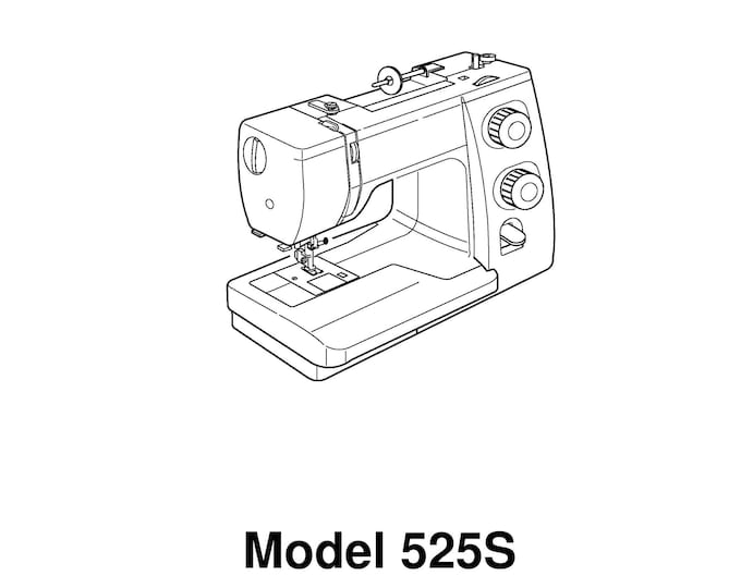Janome 525S Sewing Machine Instruction Manual - User Manual - Complete User Guide