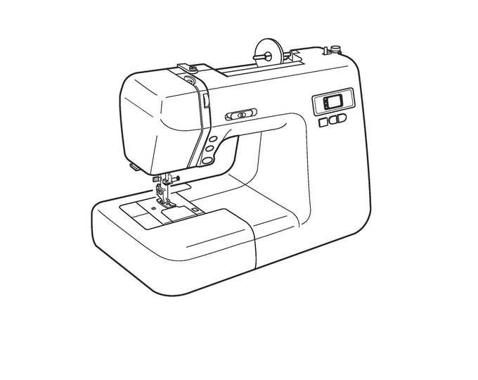 Janome DC2019 Sewing Machine Instruction Manual - User Manual - Complete User Guide