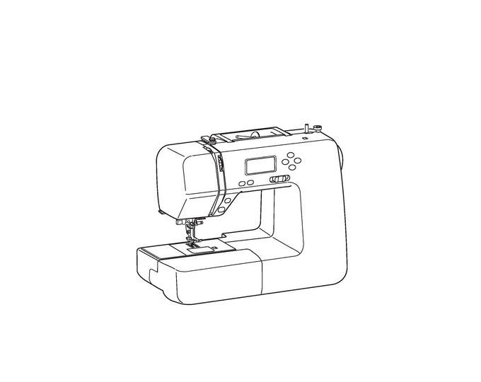 Janome DC1050 Sewing Machine Instruction Manual - User Manual - Complete User Guide