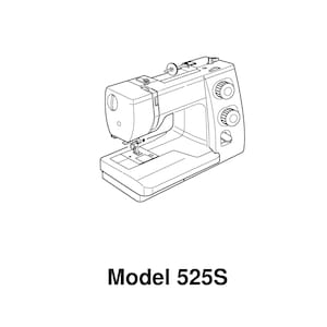 Janome 525S Sewing Machine Instruction Manual - User Manual - Complete User Guide