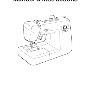 Janome DC2014 Sewing Machine Instruction Manual - User Manual - Complete User Guide