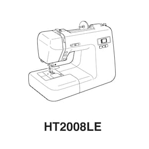 Janome HT2008LE Sewing Machine Instruction Manual - User Manual - Complete User Guide