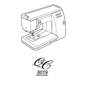 Janome 6019 Quilters Companion Sewing Machine Instruction Manual - User Manual - Complete User Guide