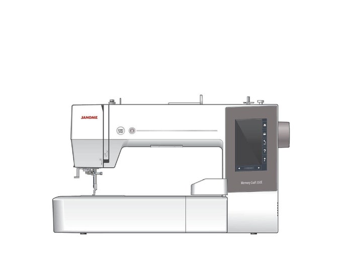 Janome MC550E Sewing Machine Instruction Manual - User Manual - Complete User Guide