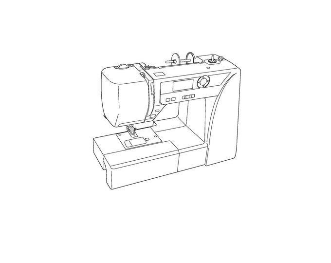 Janome DC2015 Sewing Machine Instruction Manual - User Manual - Complete User Guide