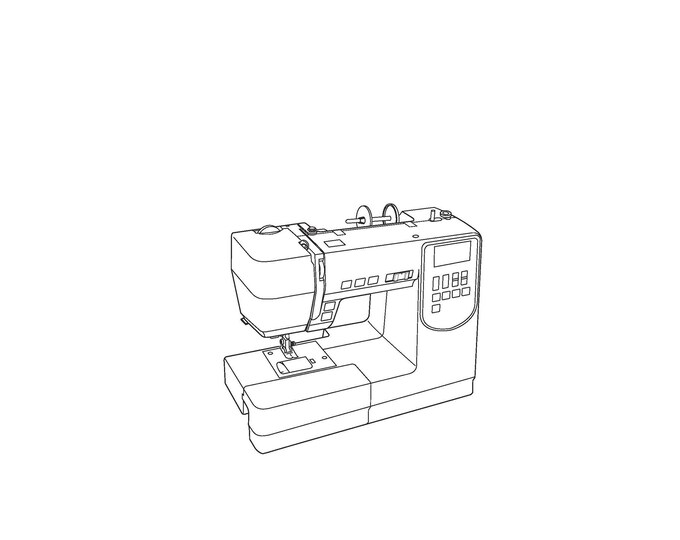 Janome M7050 Sewing Machine Instruction Manual - User Manual - Complete User Guide