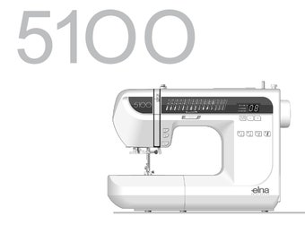 Elna 5100 Sewing Machine Instruction Manual - 57 Pages