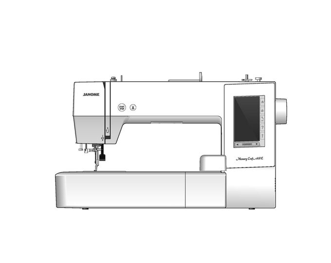 Janome MC400E Sewing Machine Instruction Manual - User Manual - Complete User Guide