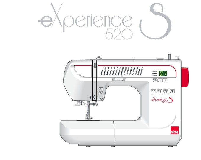 Elna eXperience 520 S Sewing Machine Instruction Manual - User Manual - Complete User Guide