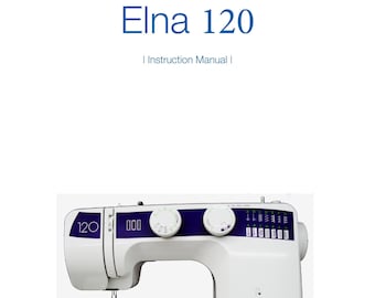 Manual de instruções da máquina de costura Elna eXplore 120 - Guia do usuário